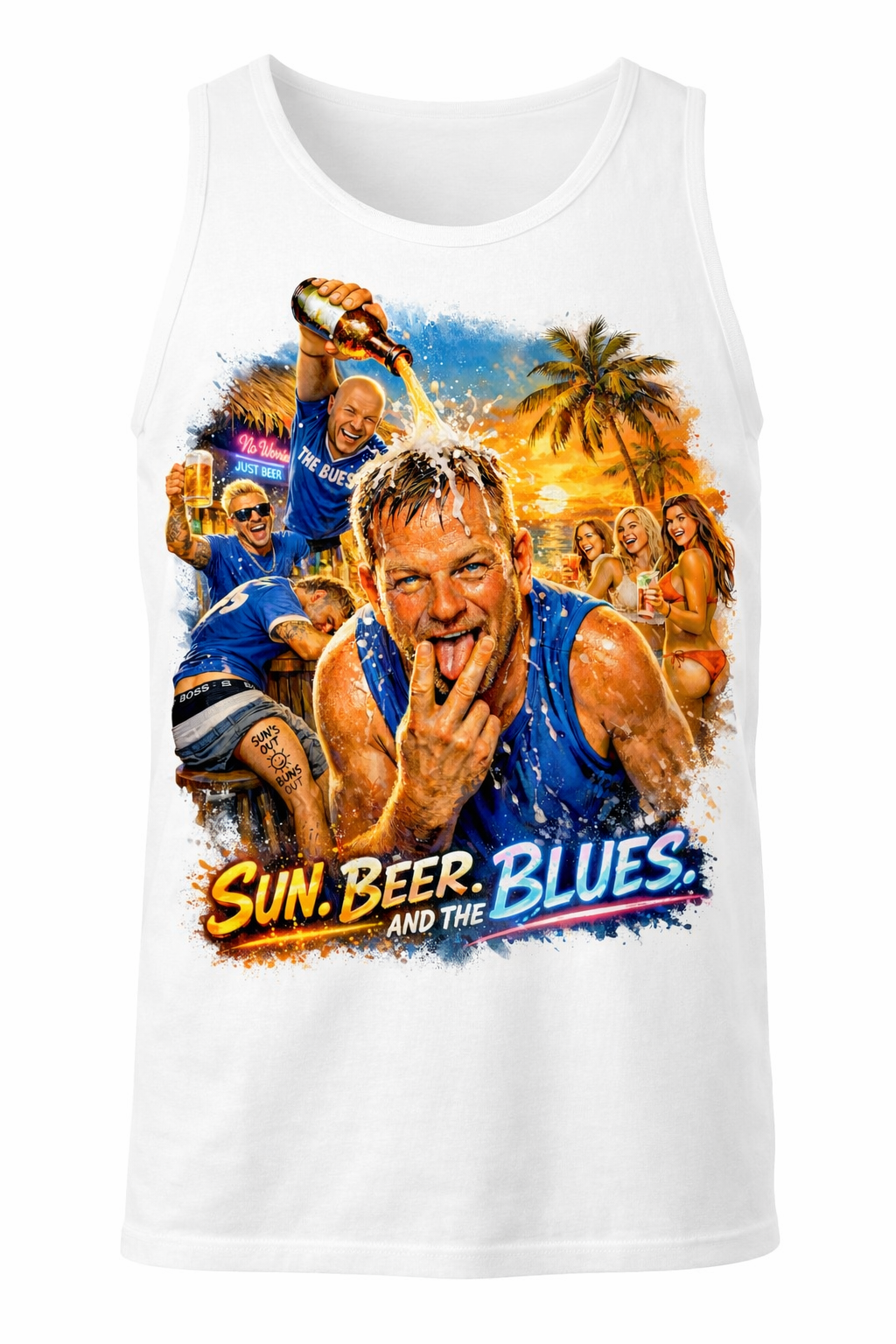 THE BLUES SUMMER TOP